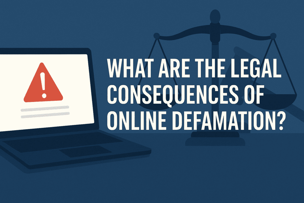 Legal Consequences of Online Defamation | Defamation Defenders