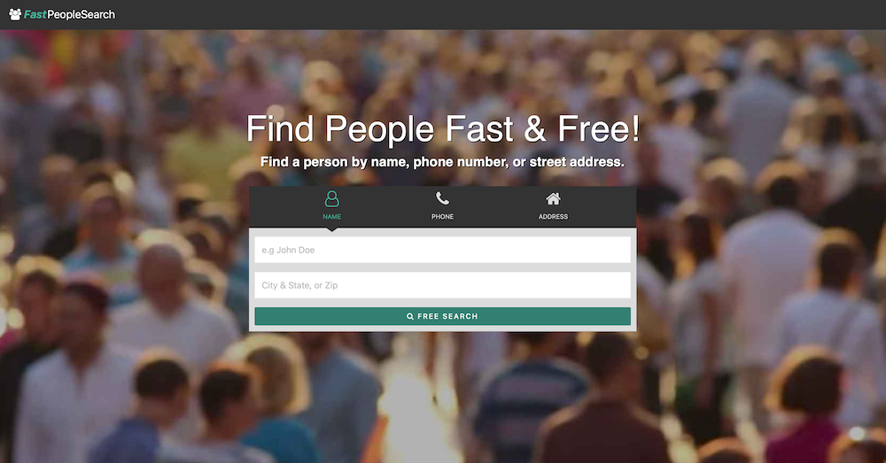 Fast People Search Removal - Remove Online Information