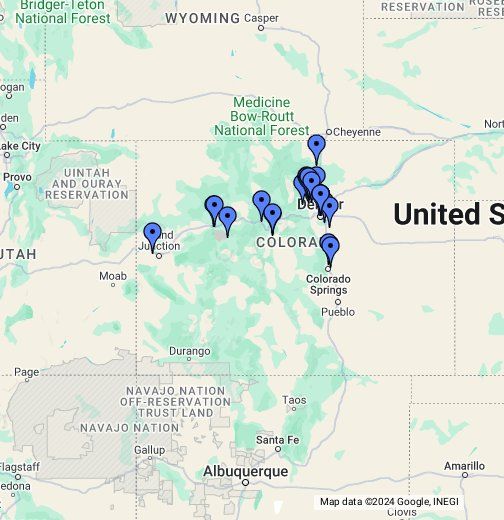 Best 2023 Colorado Internet Marketing Companies Map