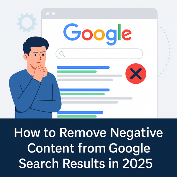 How to Remove Negative Content from Google Search Results in 2025