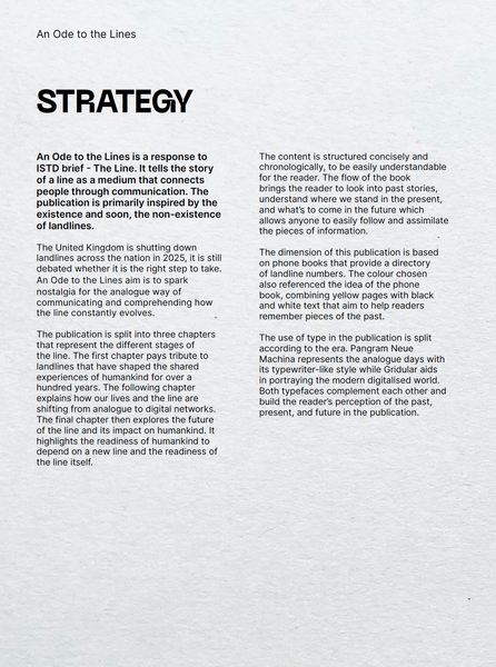 ISTD Strategy examples