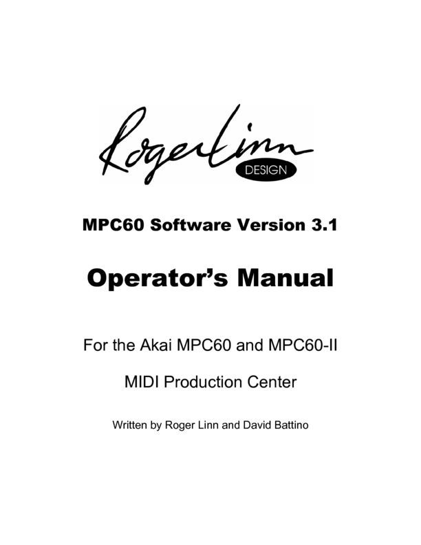 Operator's Manual V3.1