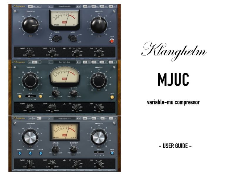 MJUC-manual