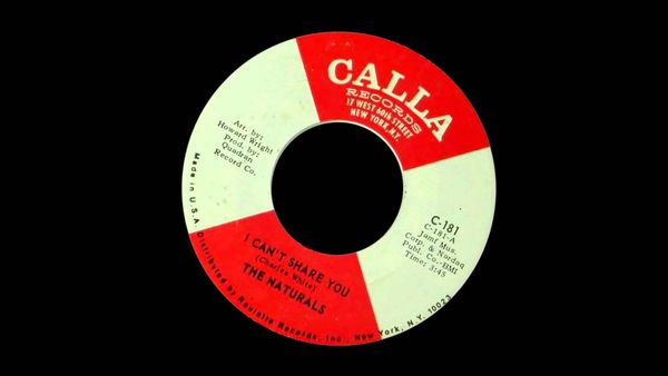 The Naturals - I Can't Share You (1971) - YouTube