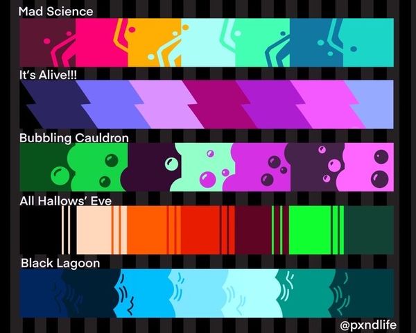 “Black Lagoon” palette