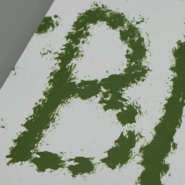 character - B: Wacky, a little all over the place, splotchy, chaotic, spray paint artist or just a …