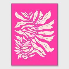 Fuchsia pink fern