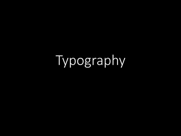 Y9 - Typophotos