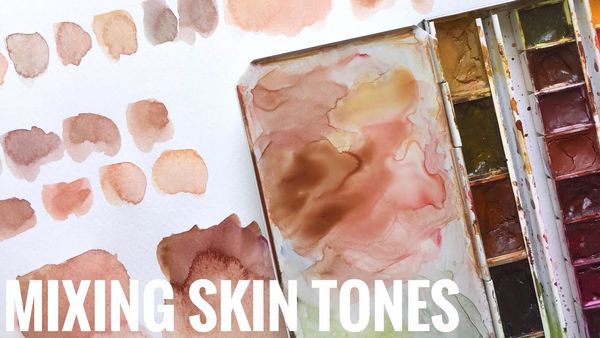 Skin tones - how to in watercolour