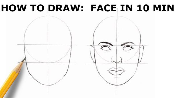 Draw a face in 10mins