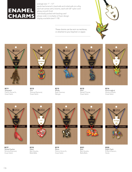 Native Northwest Enamel Charms