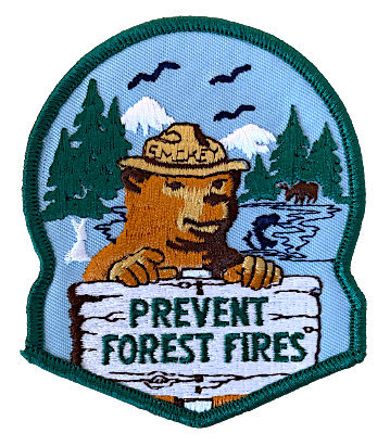 Smokey the Bear Prevent Forest Fires Patch