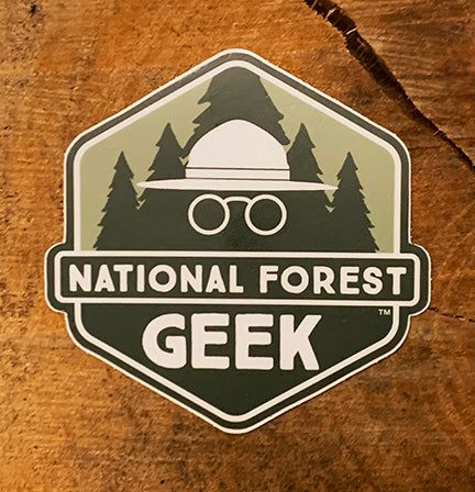 National Forest Geek Sticker