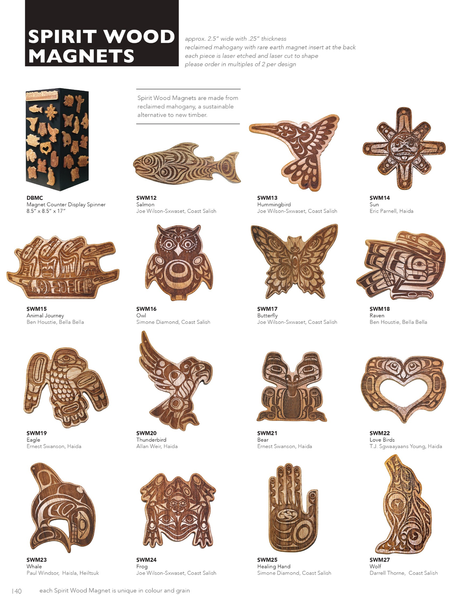 Native Northwest Spirit Wood Magnets