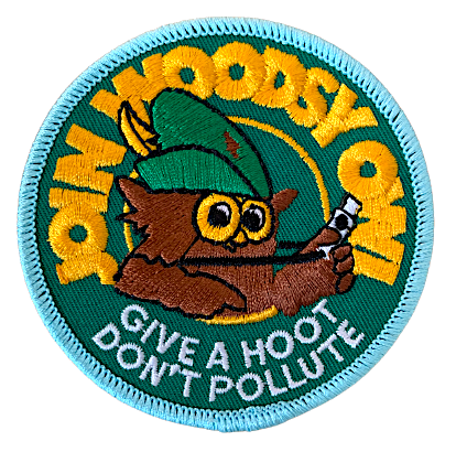 Woodsy Owl Don't Pollute Patch