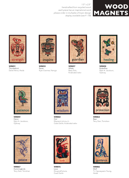 Native Northwest Wood Magnets