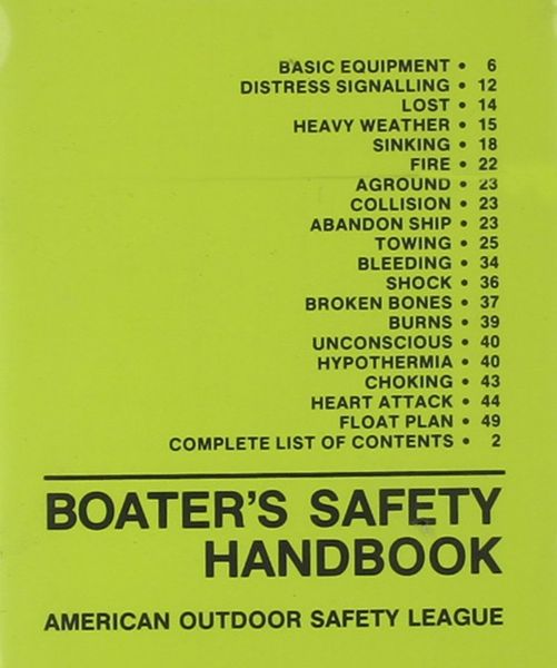 Boater's Safety Handbook