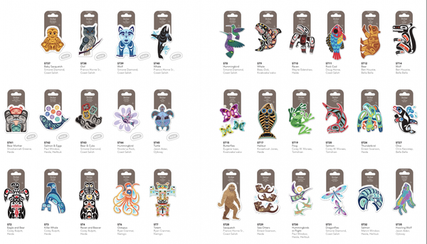 Native Northwest Vinyl Stickers - PLU 23340