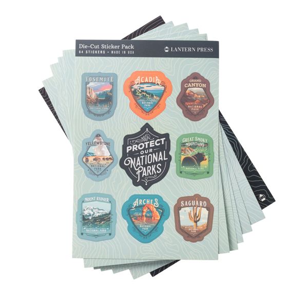 Protect Our National Parks Die-Cut Sticker Pack