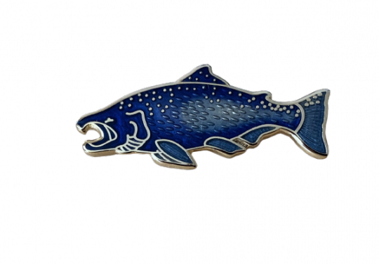 Chinook Salmon Lapel Pin