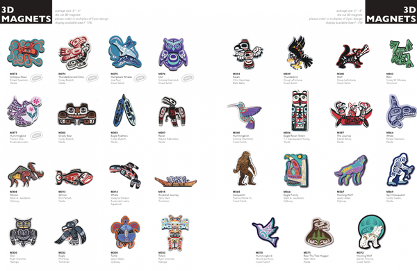 Native Northwest 3D Magnets