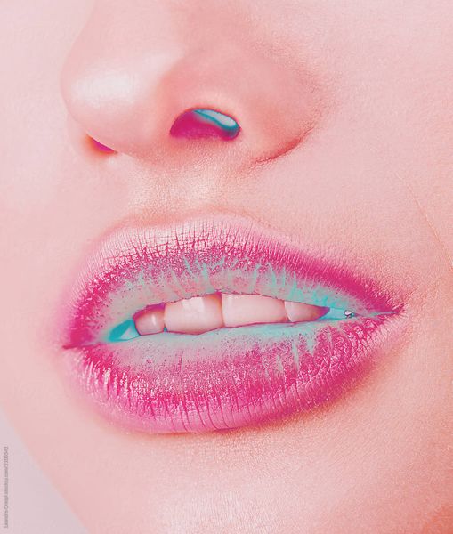 Woman lips