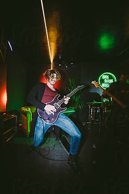 Punk Band Performing by Luminafor Stocksy United