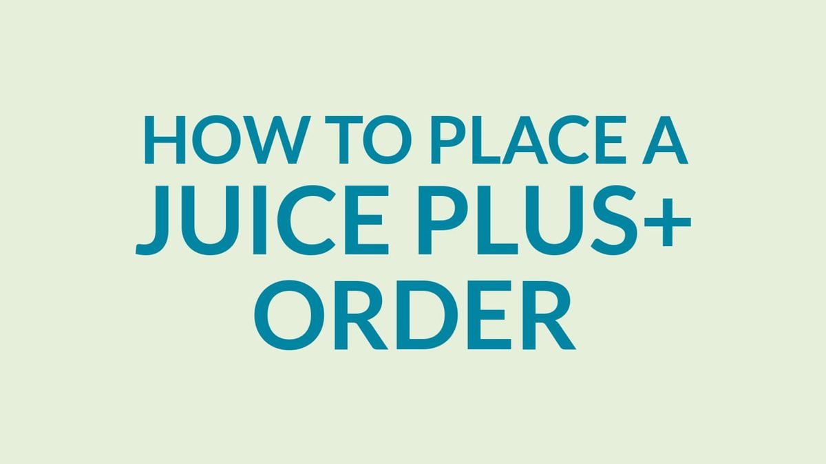 How to Place a JP+ Order