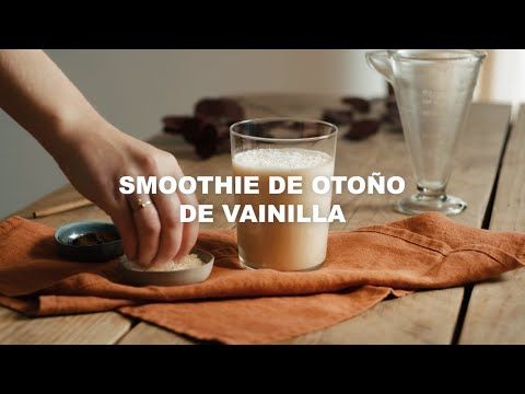 SMOOTHIE DE OTOÑO DE VAINILLA