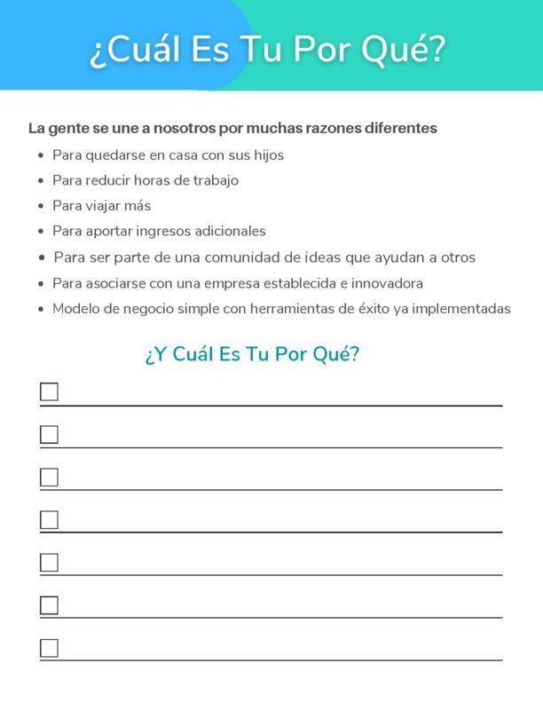 ¿Cuál Es Tu Por Qué?