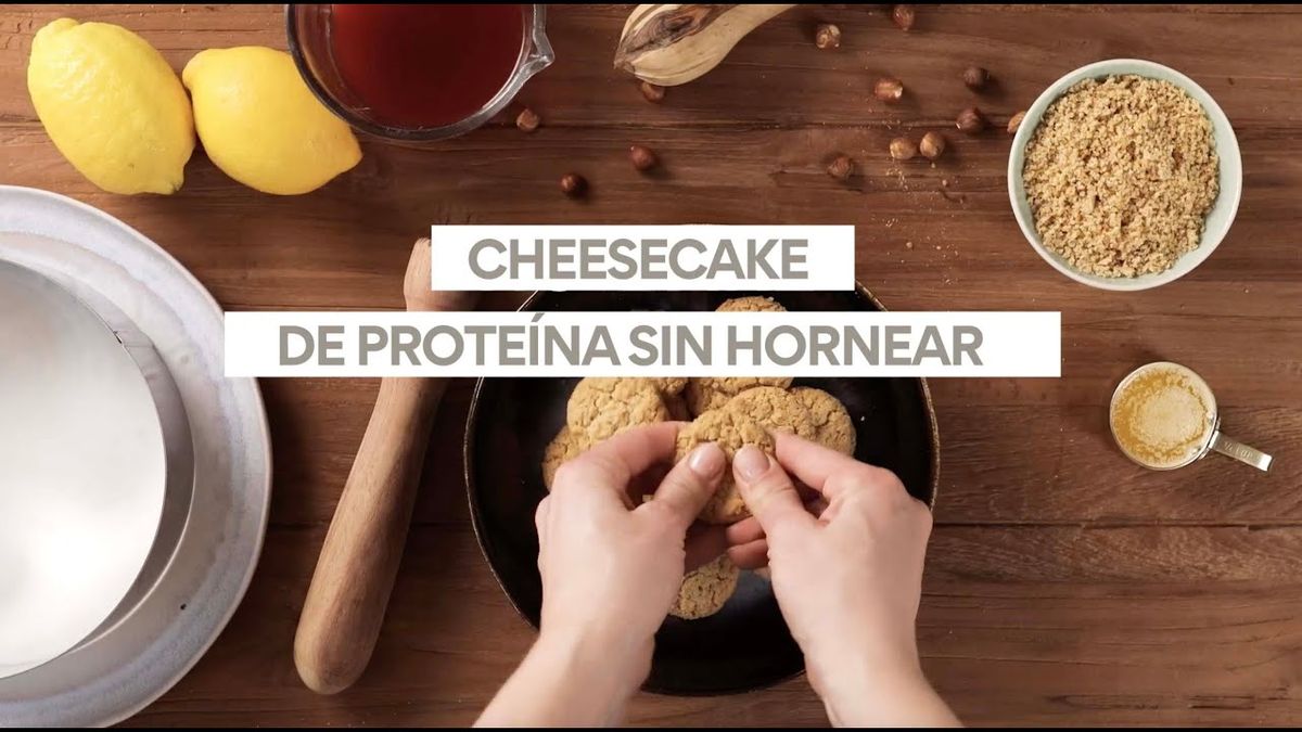 Cheesecake de proteína sin hornear