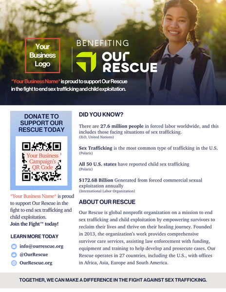 Business Supporter Flyer