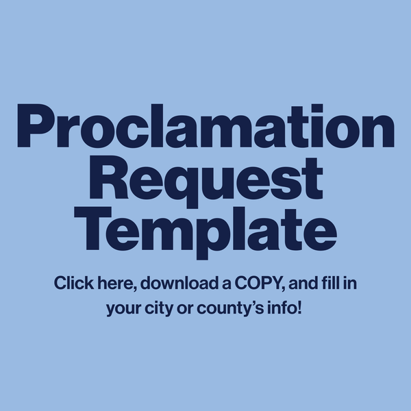 Proclamation Request Template