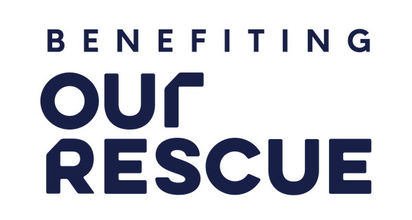 Benefiting Our Rescue Logo: Navy