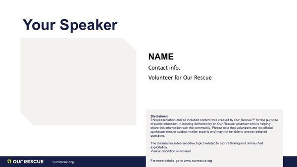 Community Training Presentation