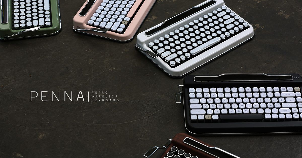 Penna - Typewriter style Retro Bluetooth Keyboard | Indiegogo