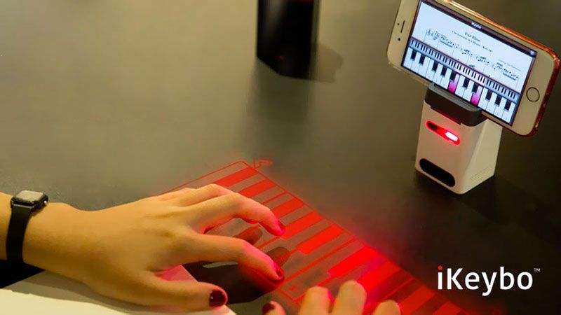 iKeybo transforme toute surface en Clavier ou Piano Virtuel