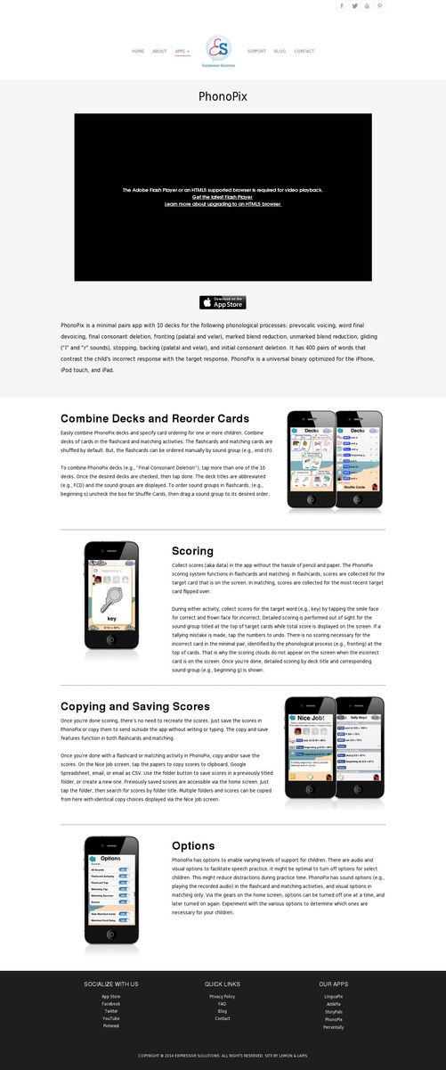 Expressive Solutions » Apps for Individuals with Special Needs » PhonoPix