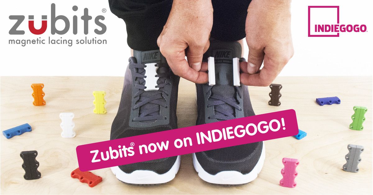 Never tie laces again! Zubits magnetic lacing | Indiegogo