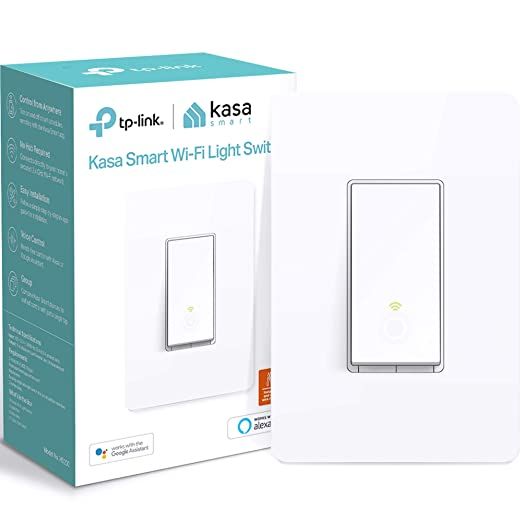 Kasa Smart Light Switch HS200, Single Pole, Needs Neutral Wire, 2.4GHz Wi-Fi Light Switch Works wit…