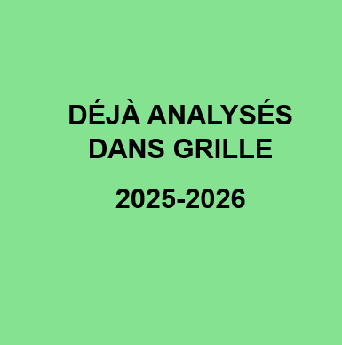 Grille comparative 2025-2026