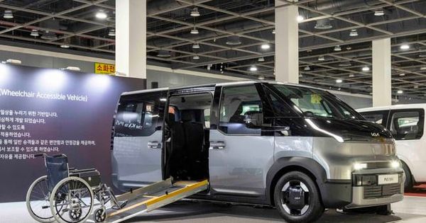 Kia unveils wheelchair accessible PV5 WAV at Korea Assistive Technology Expo - CHOSUNBIZ