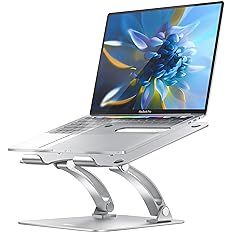 Nulaxy Support ergonomique réglable en hauteur pour ordinateur portable, compatible avec MacBook, …