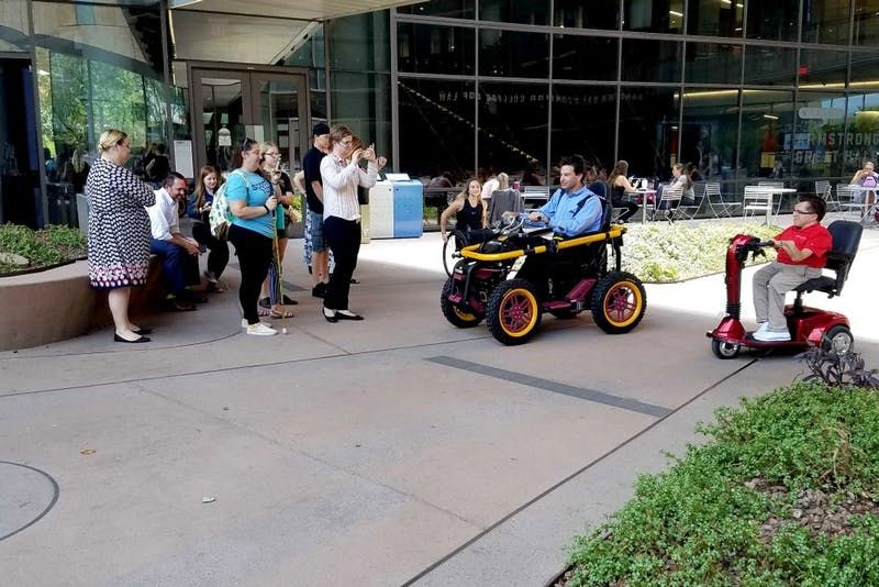 ASU is the first university in the nation to use all-terrain wheelchair - The State Press