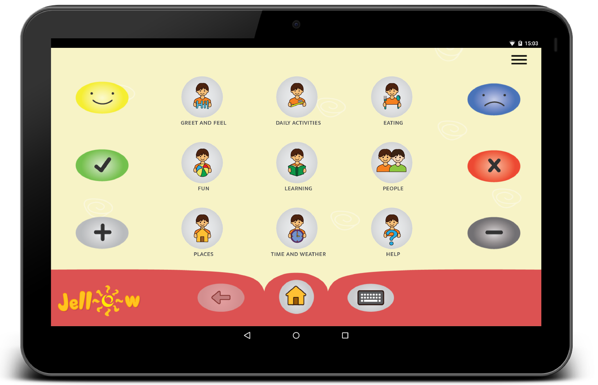 Jellow - AAC speech communicator