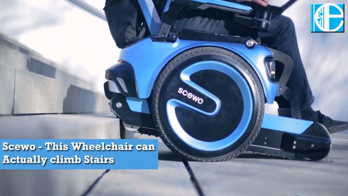 Scewo - This Wheelchair can Actually climb Stairs - YouTube