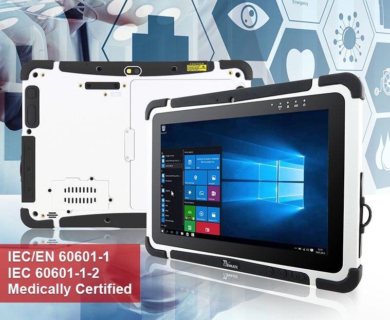 The new M101P-ME, a Medically Certified 10.1-inch Rugged Tablet - [https://www.winmate.com/newslett…