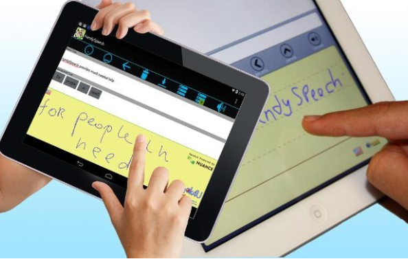 Transformer l'écriture au doigt ou au stylet en messages vocaux avec HandySpeech (IOS) - RNT : Ré…