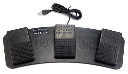 Triple Computer USB Foot Switch