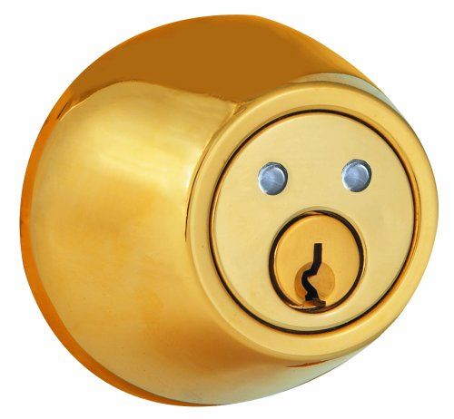 Morning Industry RF-01P Radio Frequency Remote Deadbolt, Polished Brass - Door Dead Bolts - Amazon.…